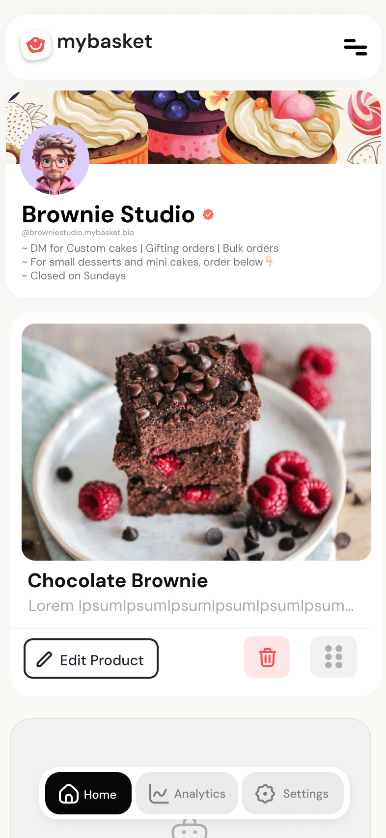 MyBasket screenshot 2